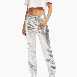 Good American silver pants